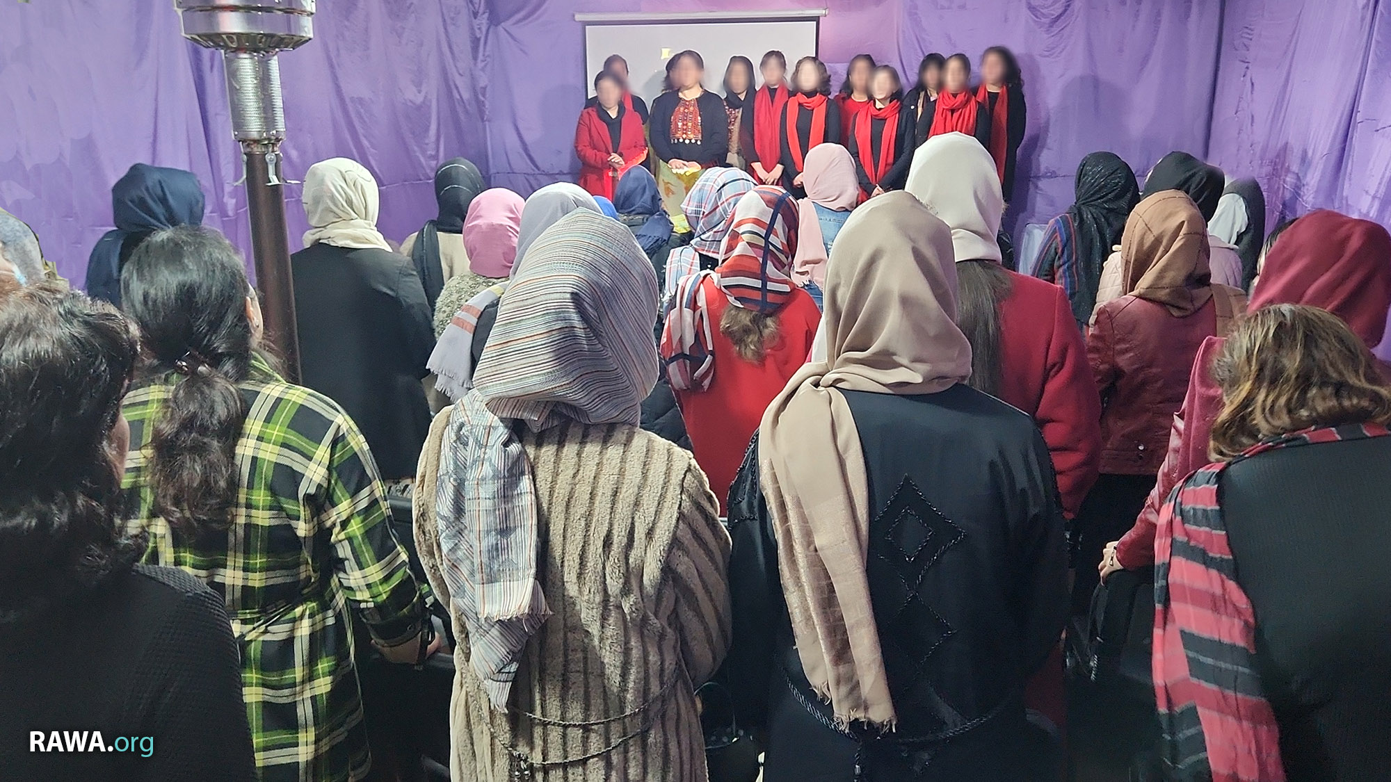 RAWA event on the International Women's Day under the rule of the Taliban