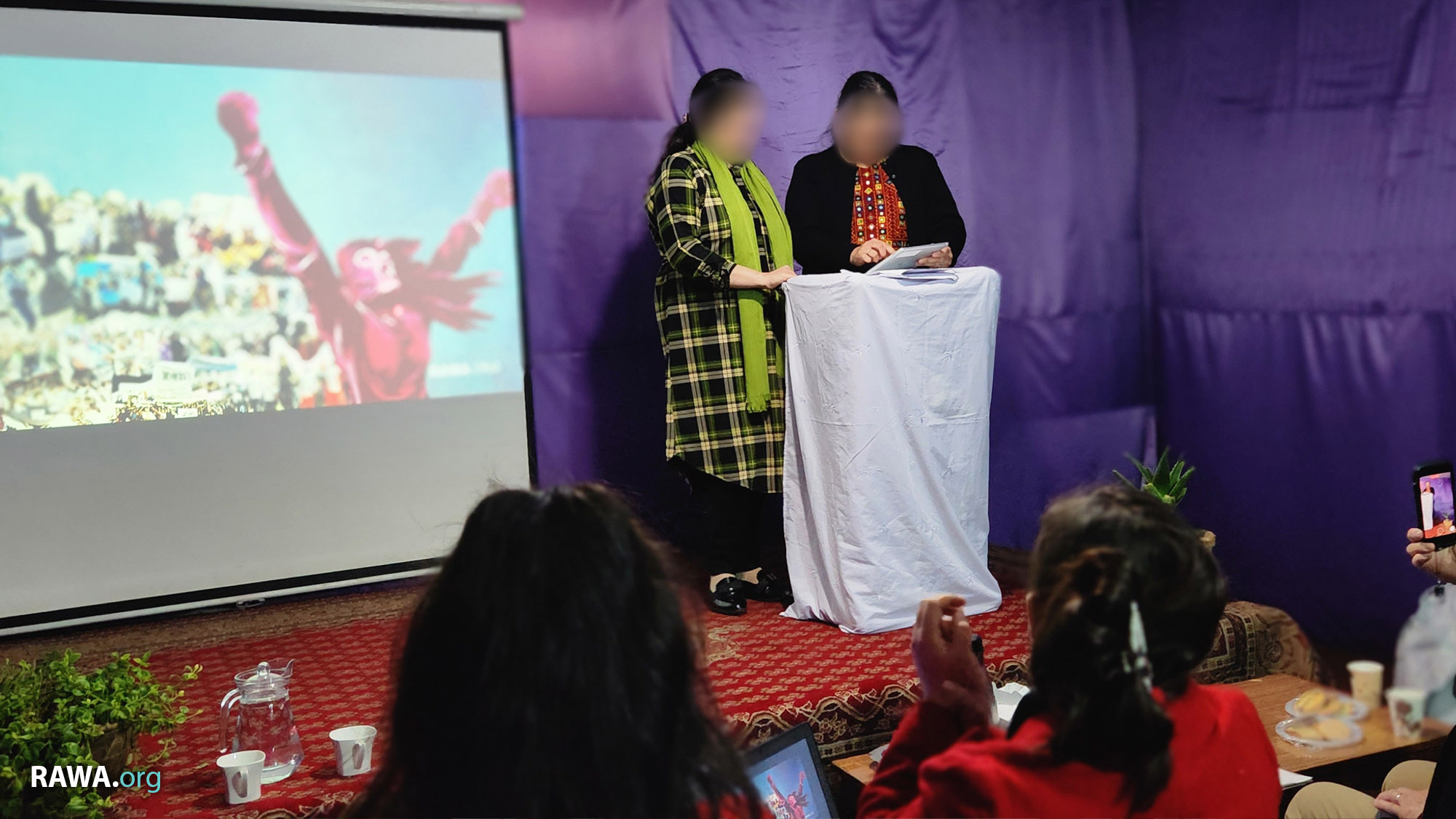 RAWA event on the International Women's Day under the rule of the Taliban