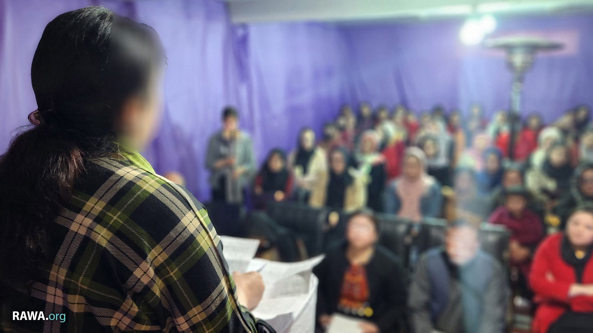 RAWA event on the International Women's Day under the rule of the Taliban