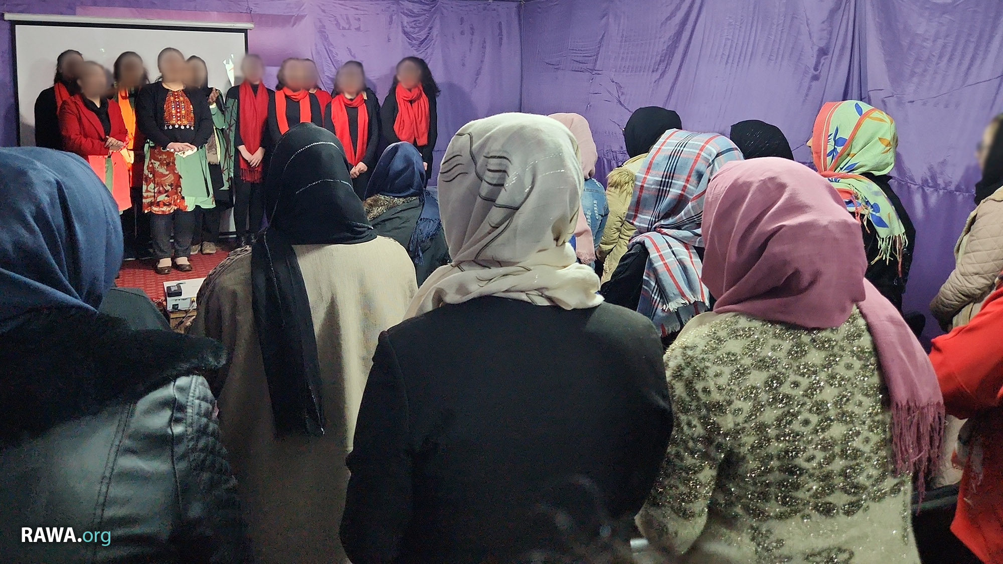 RAWA event on the International Women's Day under the rule of the Taliban